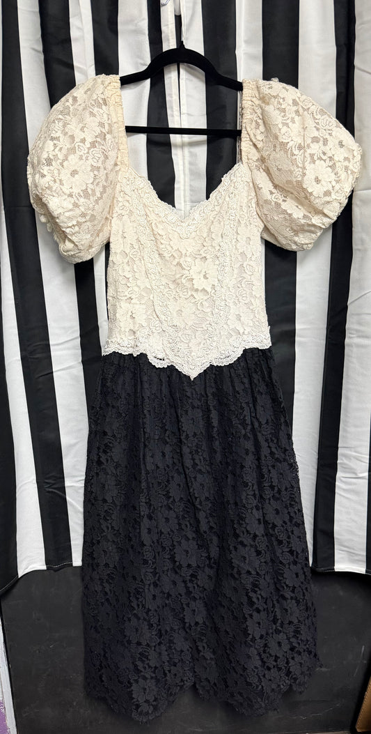 Vintage (Paper Tag) Goth Dress- Cachet by Bari Protas- Size 5/6