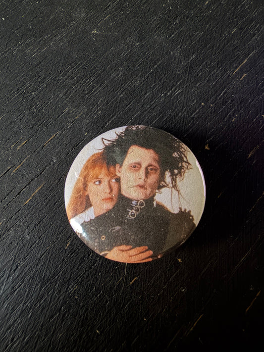 Edward Scissorhands Button Pin