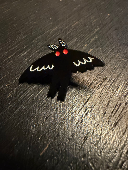 Mothman Metal Pin