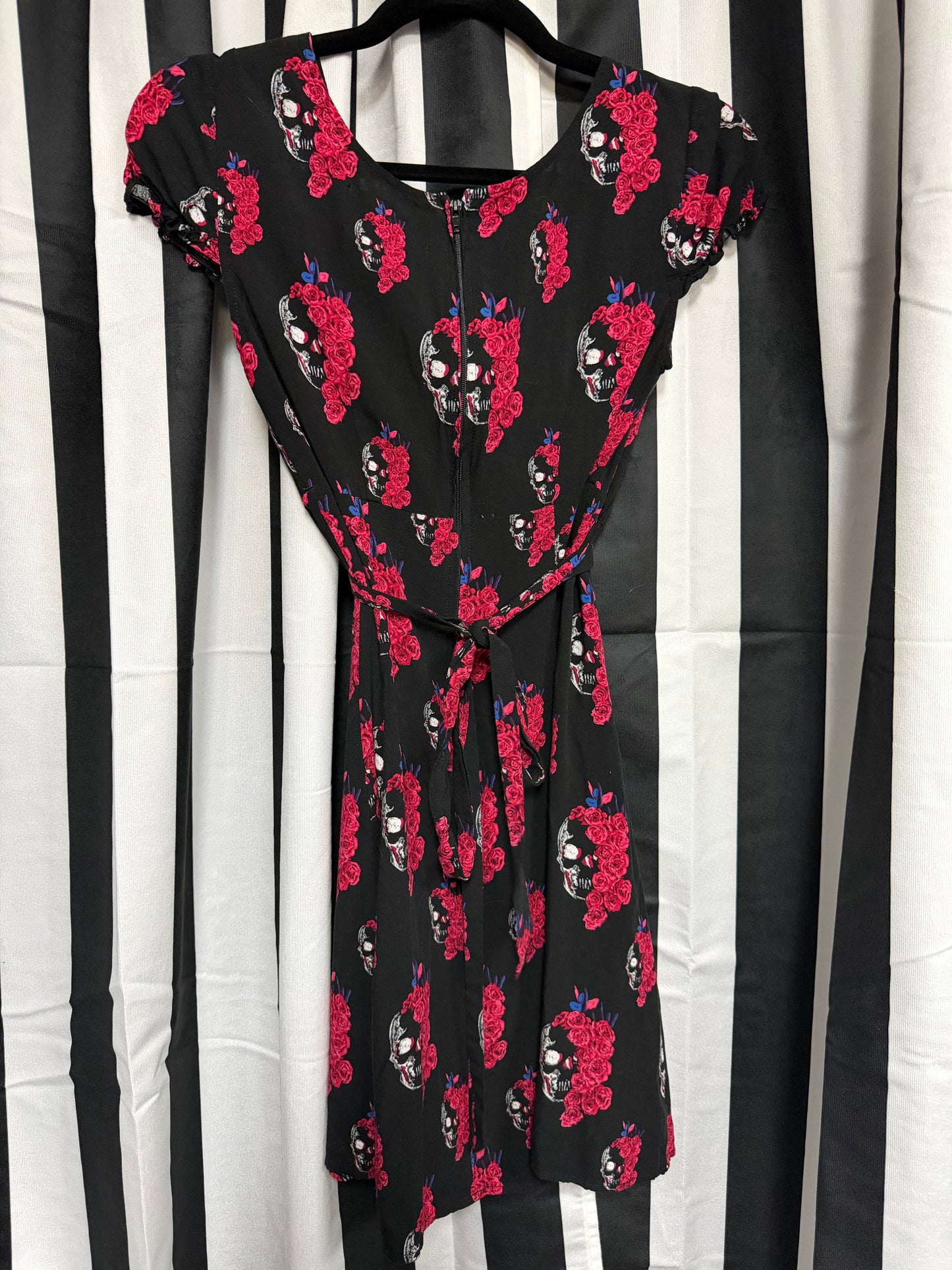 Royal Bones- Floral Skull Dress- Size M