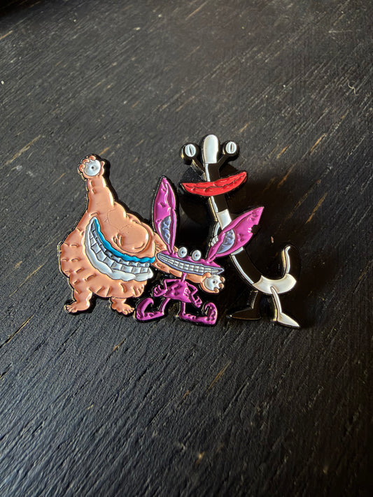 AHHH Real Monsters- Metal Pin