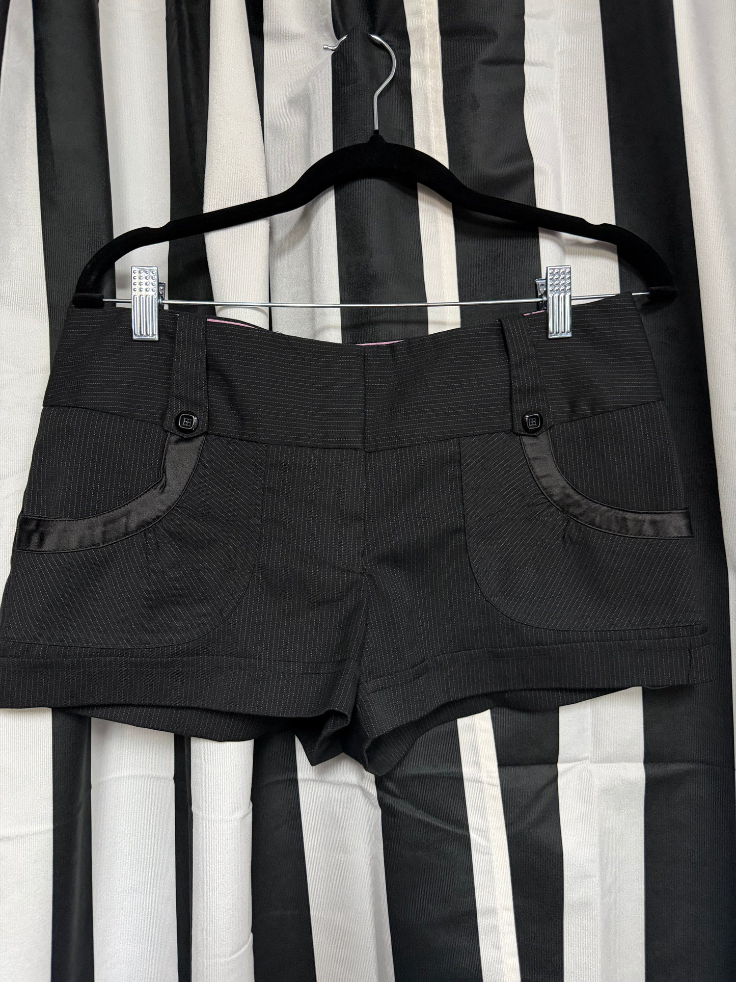 Charlotte Russe Pinstripe Shorts- Size 6