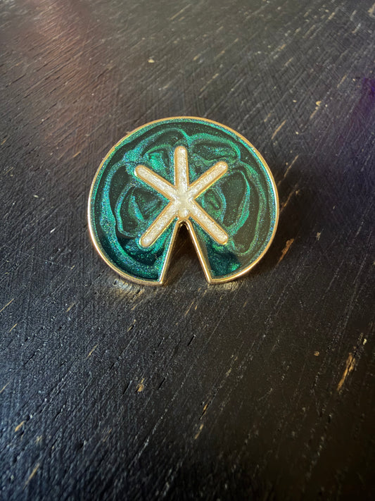 Lily Pad- Metal Pin