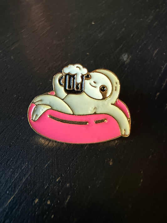 Sloth Inflatable- Metal Pin