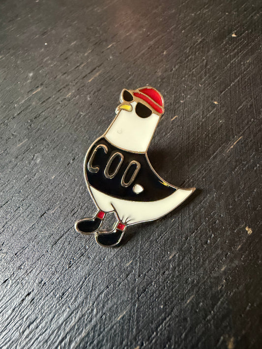 Coo Pigeon- Metal Pin