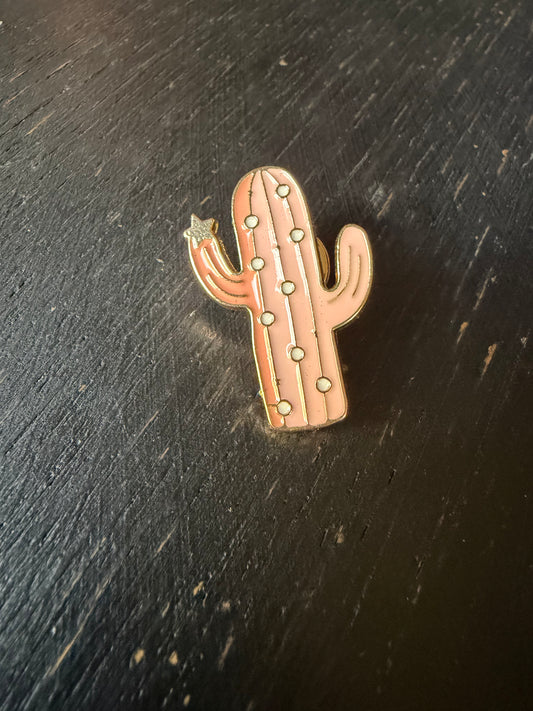 Cactus Star- Metal Pin