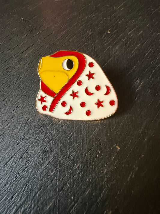 Hiding Frog- Metal Pin
