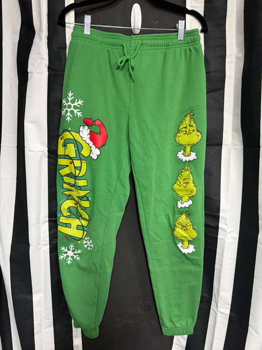 Grinch Sweatpants- Size Small
