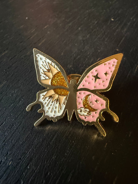 Celestial Butterfly- Metal Pin