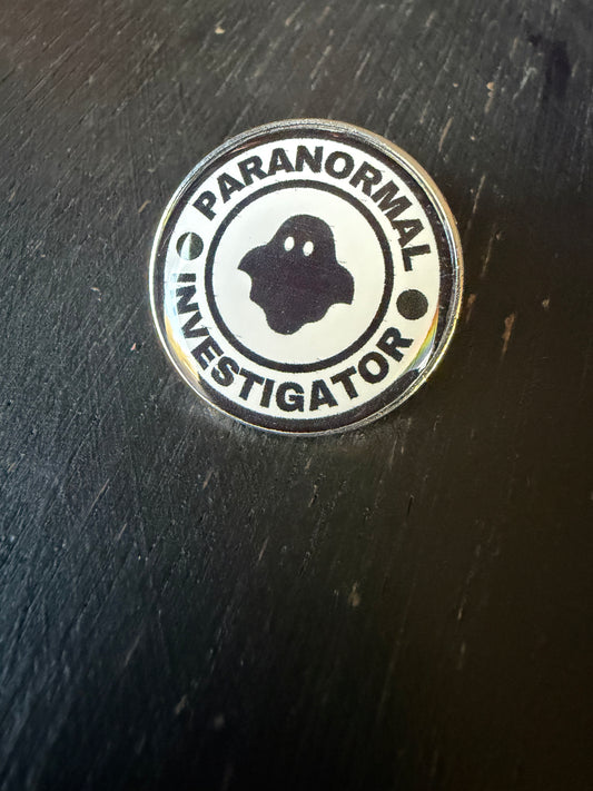 Paranormal Investigator- Metal Pin