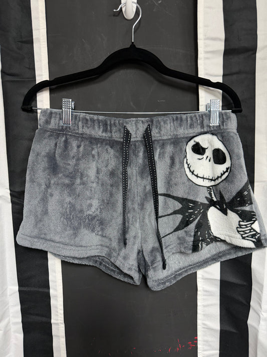 Nightmare Before Christmas Plush Sleep Shorts- Size Small