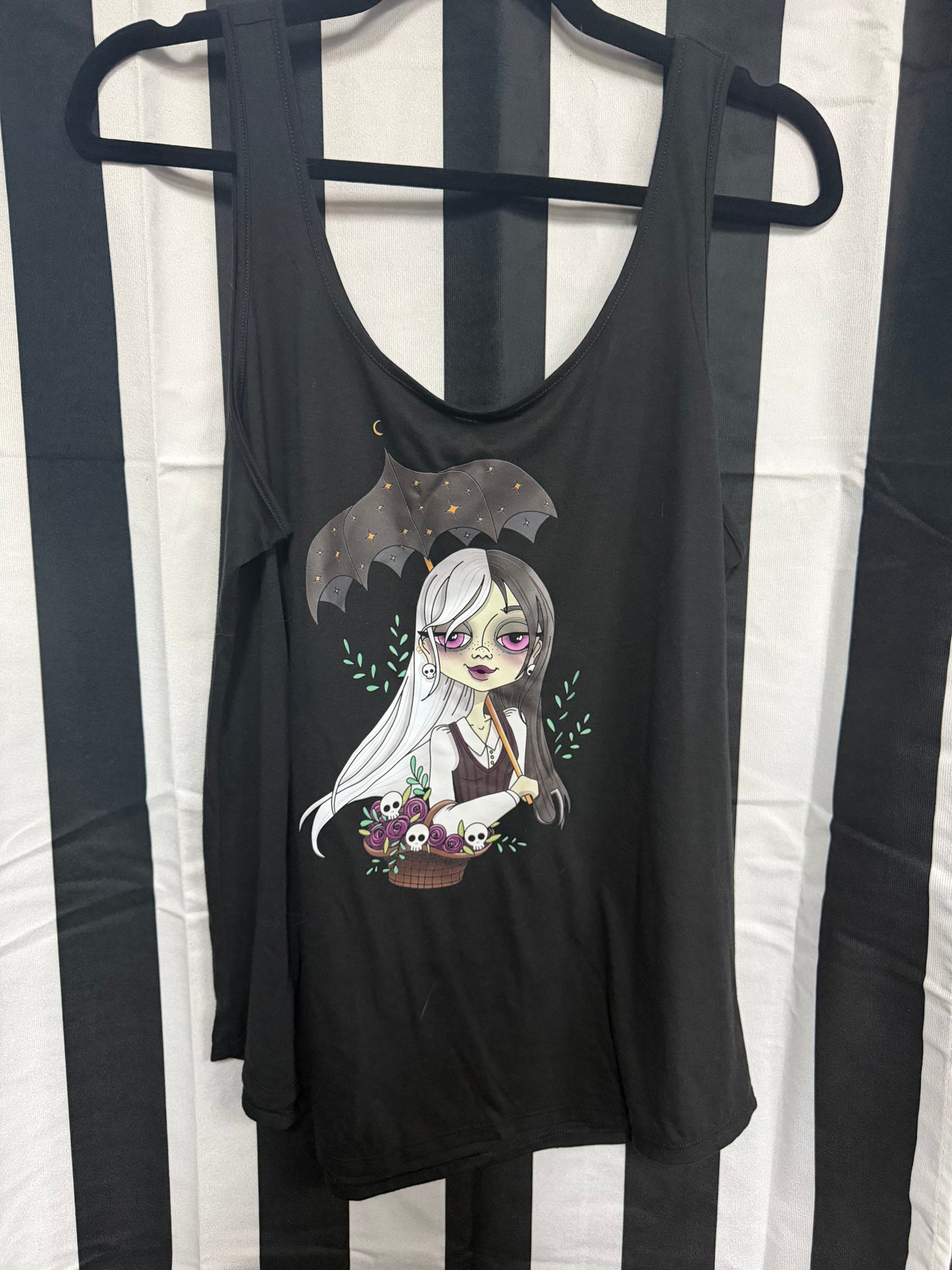 Exclusive C Miller Make X Goth With Glitter Living Dead Girl Large Tank Top