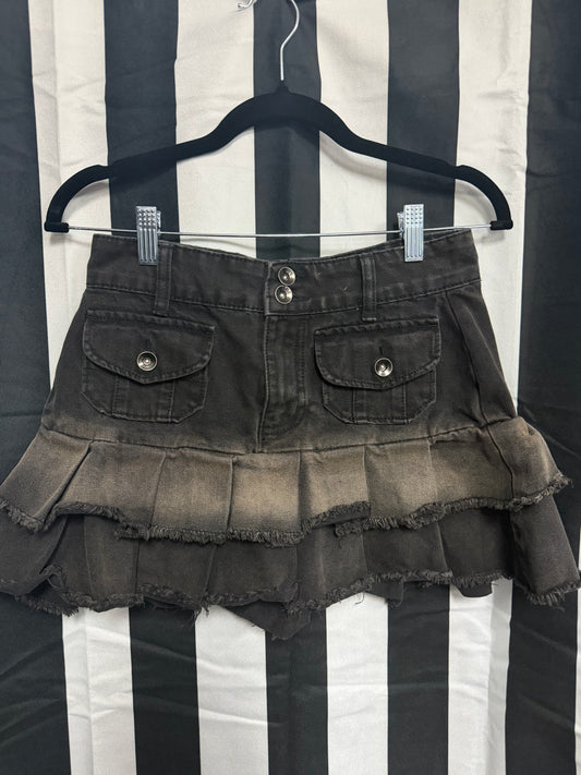 Cosmic Aura Grunge Skirt- Small