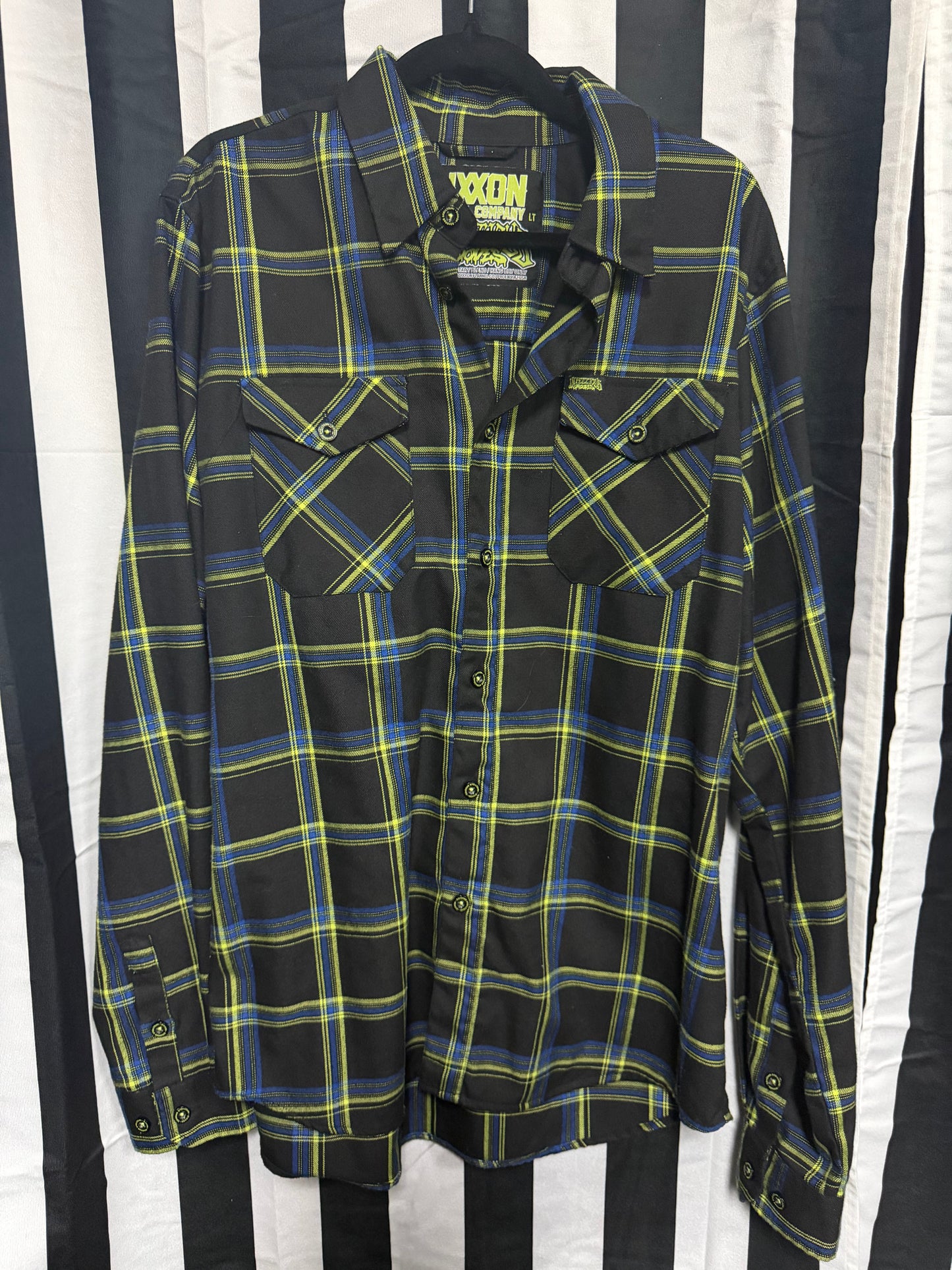 Scene/Emo Kid- Dixxon Flannel Company Infectious Grooves- Large Tall