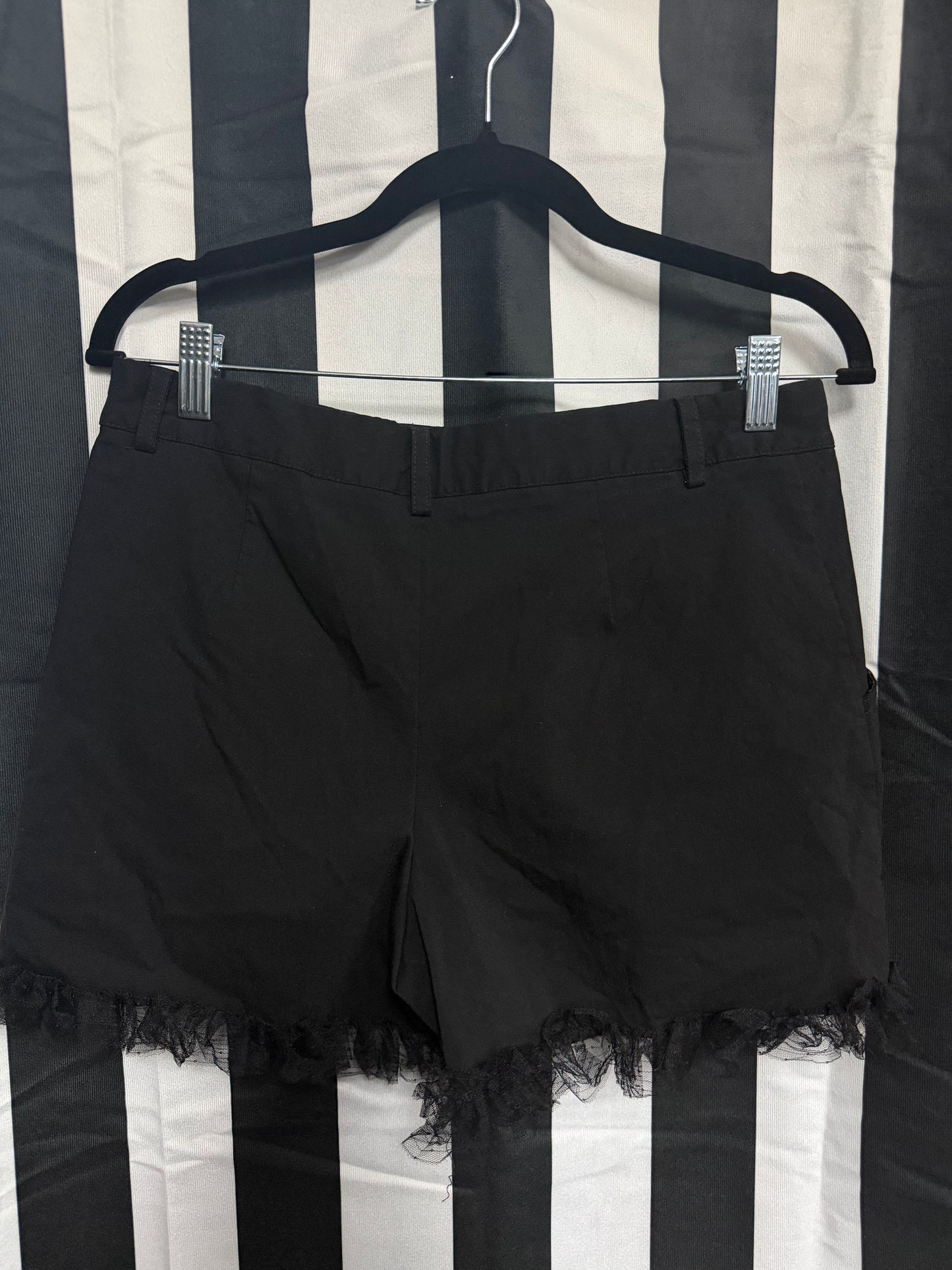 Sugar Thrillz High Waisted Victorian Bloomer Shorts- Black- Large