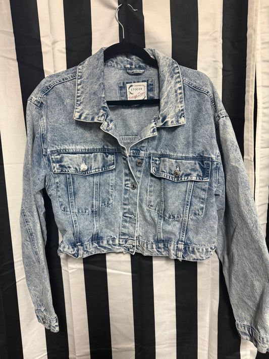 Stoosh- Vintage Acid Wash Jean Jacket- Size L