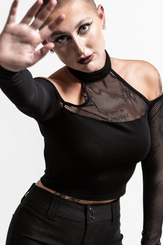 Nightcall Fishnet Top- KILLSTAR