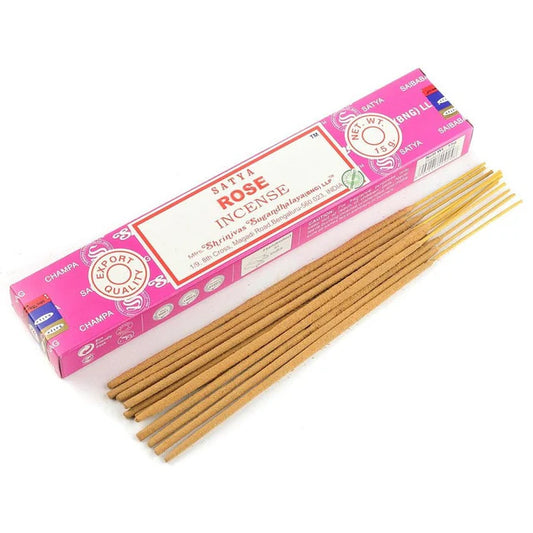 Satya Incense — Rose (Box of 15)