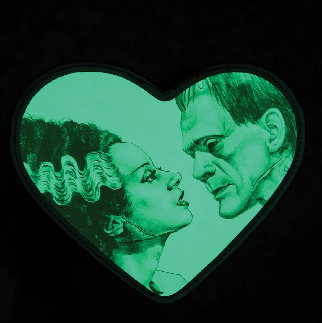 Glow-in-the-Dark Heart-Shaped Frank with Bride Backpack