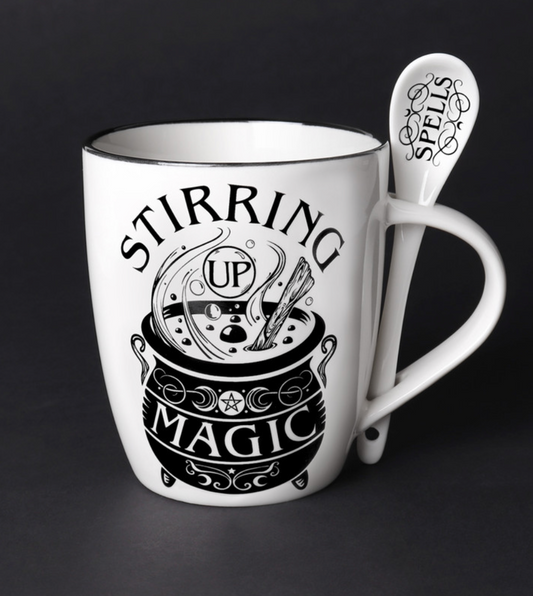 Stirring Up Magic — Mug & Spoon