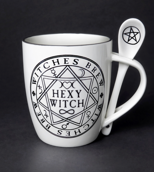 Hexy Witch — Mug & Spoon