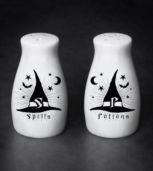 Spells / Potions — Salt and Pepper Shakers