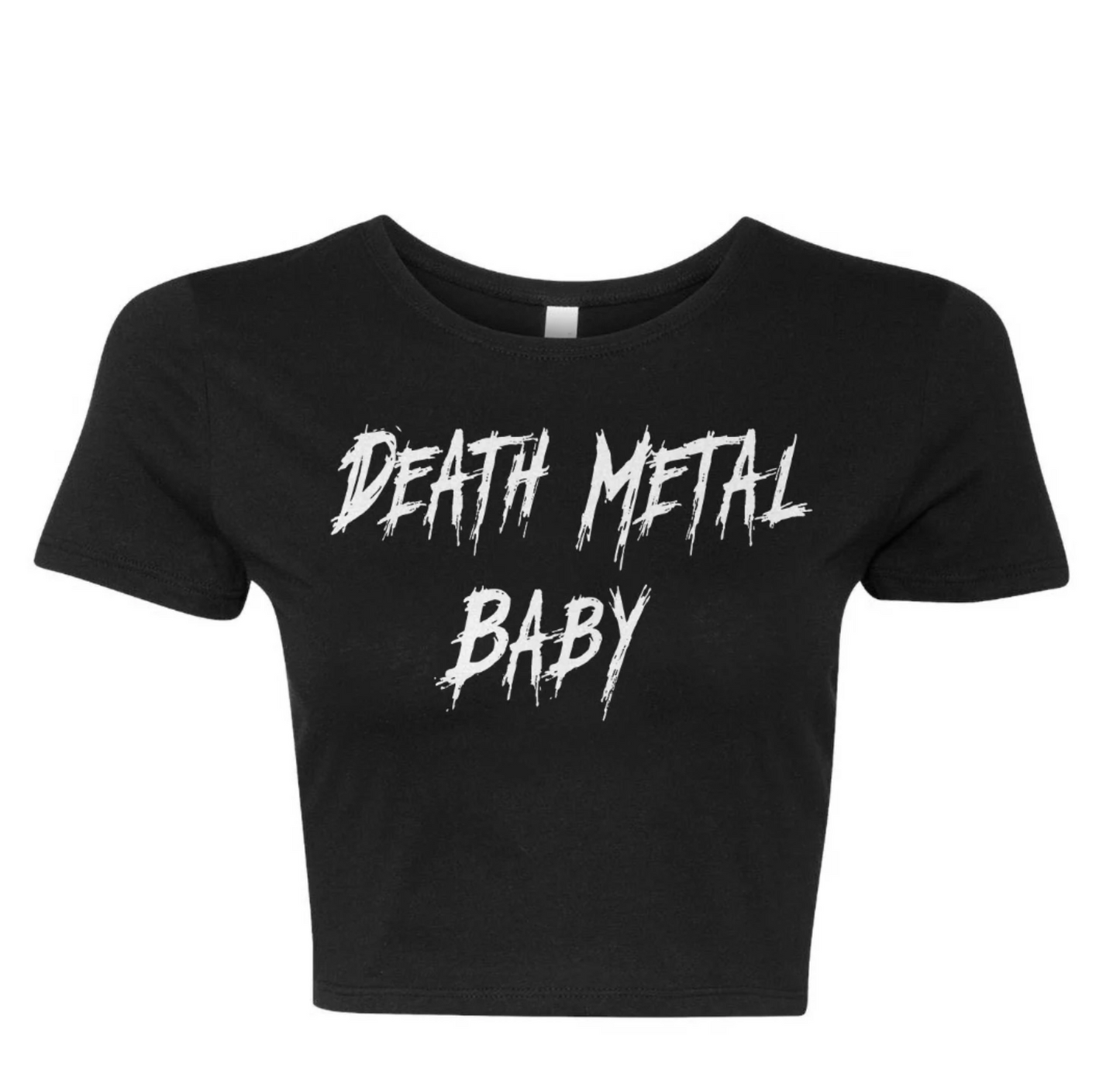 Death Metal Baby Crop Top