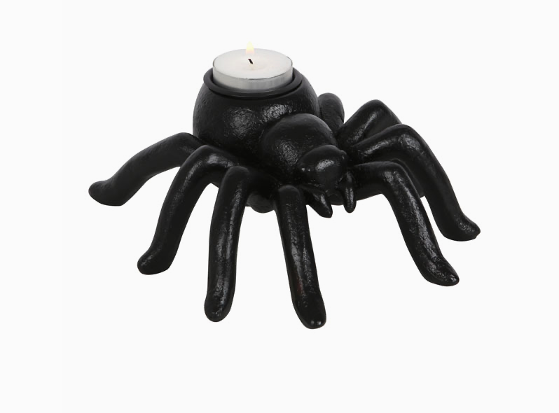 Gothic Halloween Spider Tea Light Holder
