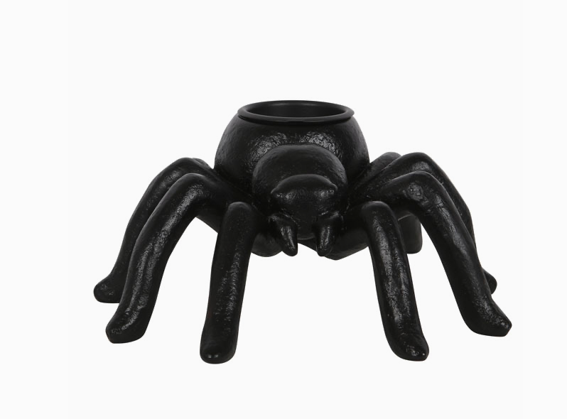 Gothic Halloween Spider Tea Light Holder