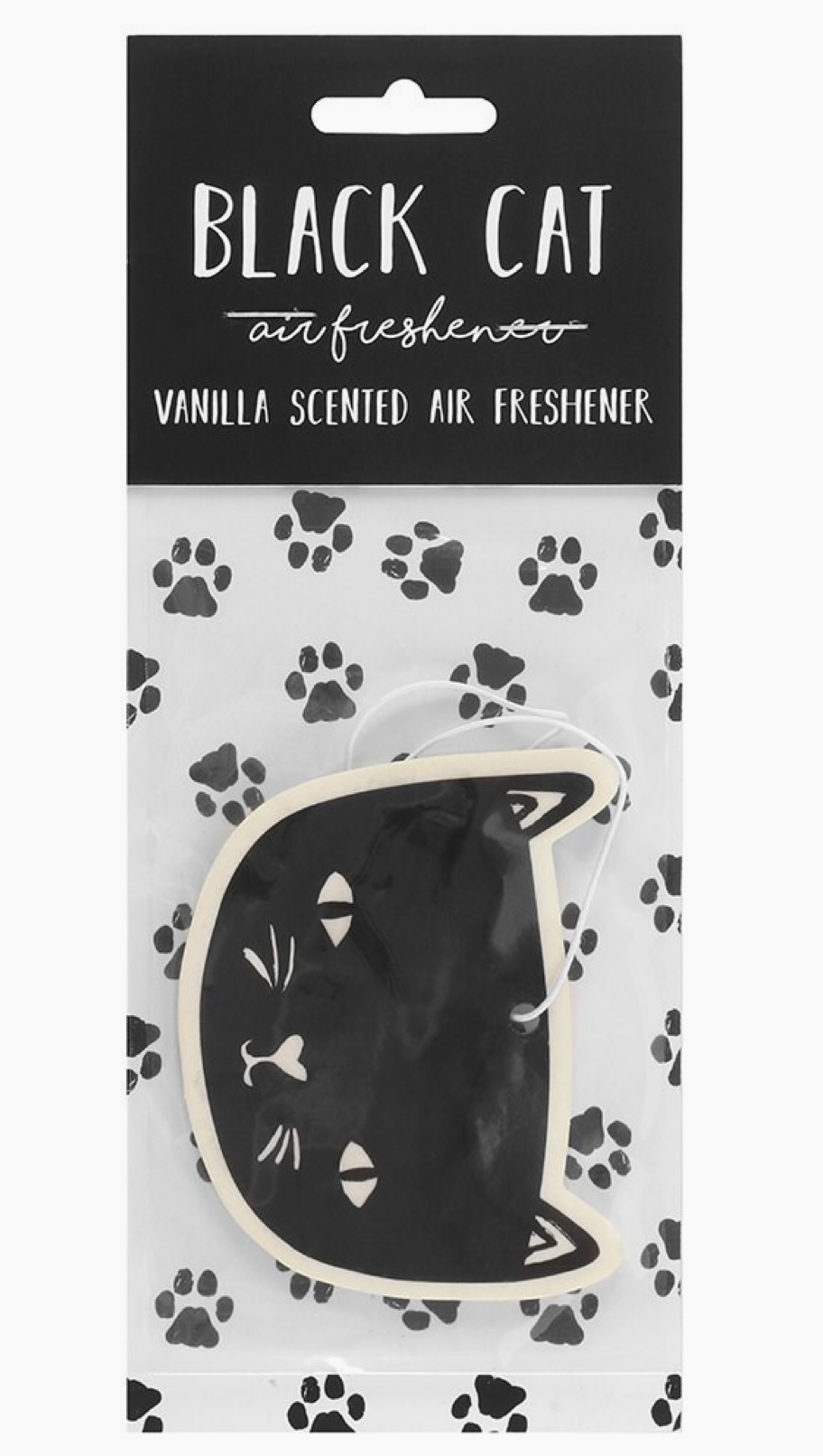 Black Cat Vanilla Scented Air Freshener