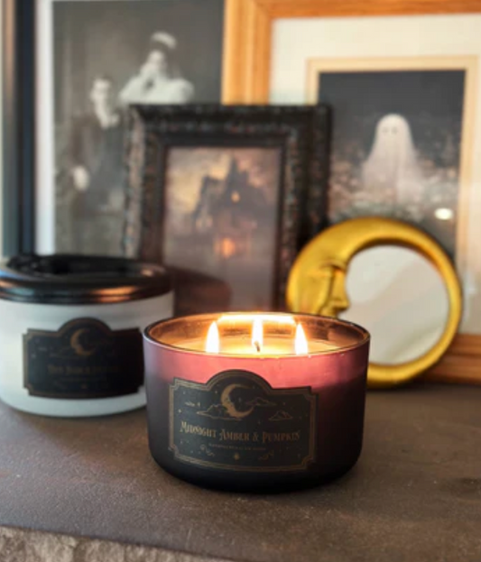 Midnight Amber & Pumpkin Candle