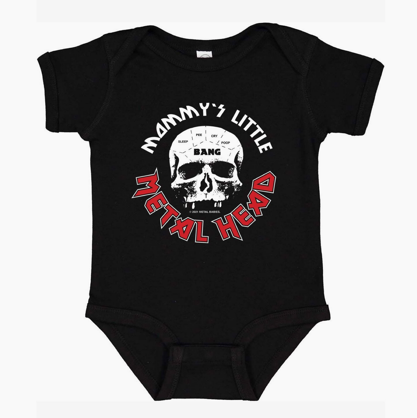 Metal Babies - Mommies Little Metalhead Onesie