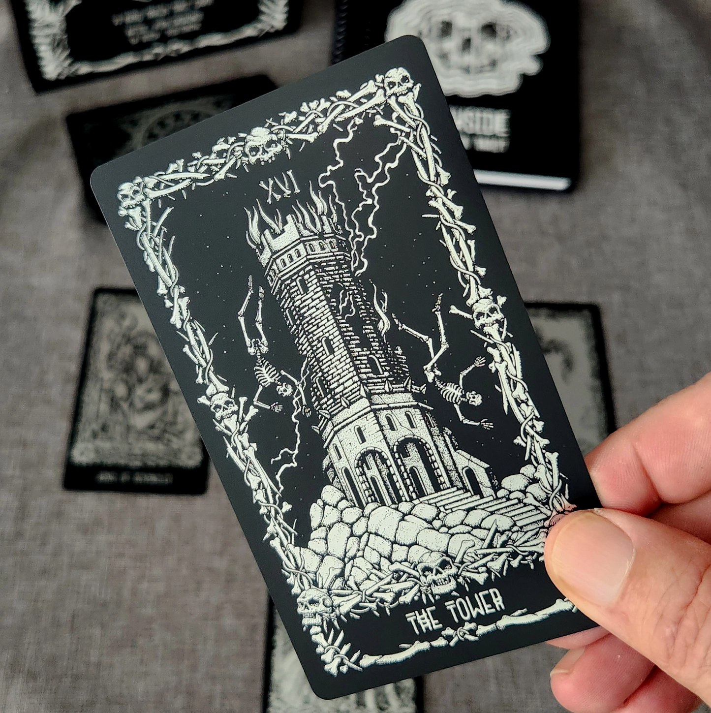 Darkside Skeleton Tarot Cards Deck Premium Edition