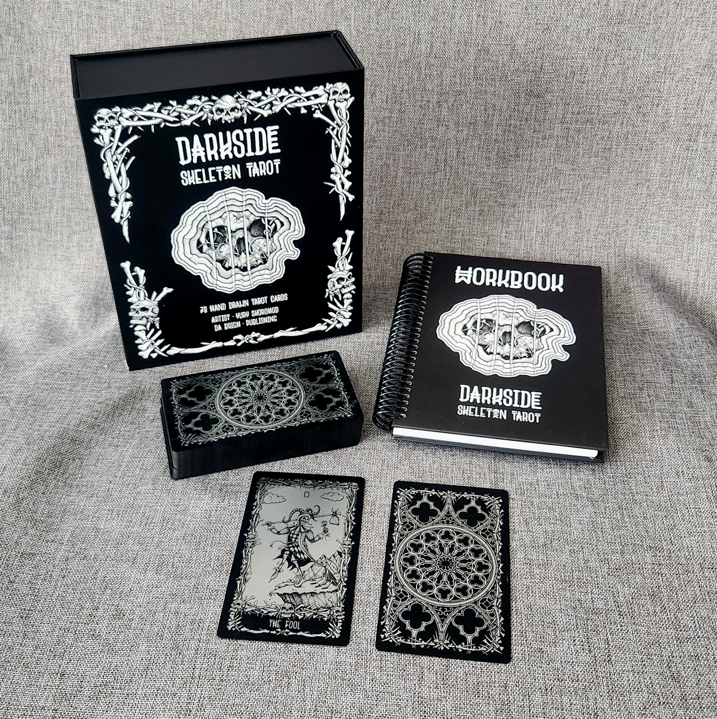 Darkside Skeleton Tarot Cards Deck Premium Edition