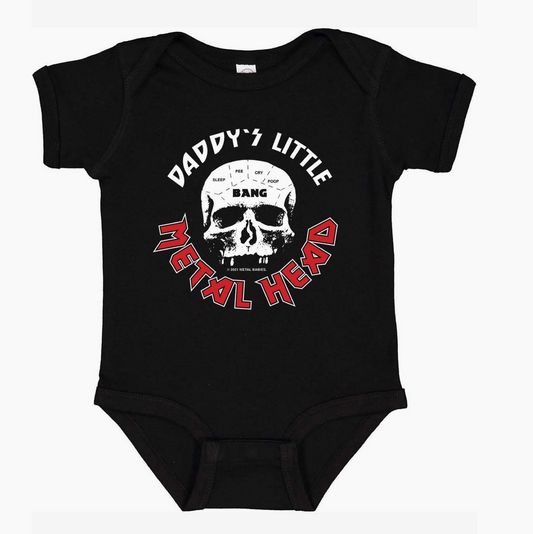 Metal Babies - Daddies Little Metalhead Onesie