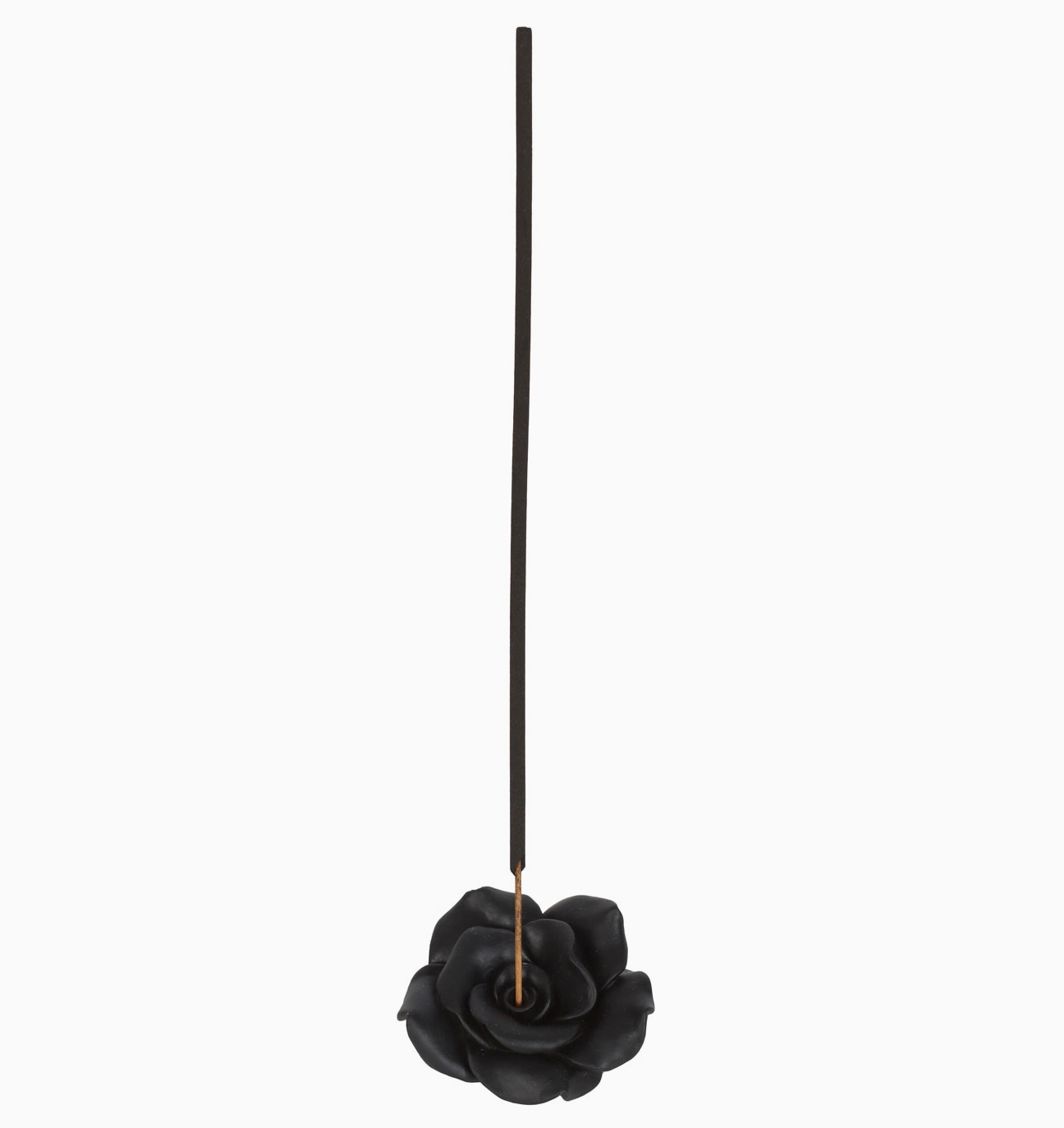 Black Rose Resin Incense Stick Holder