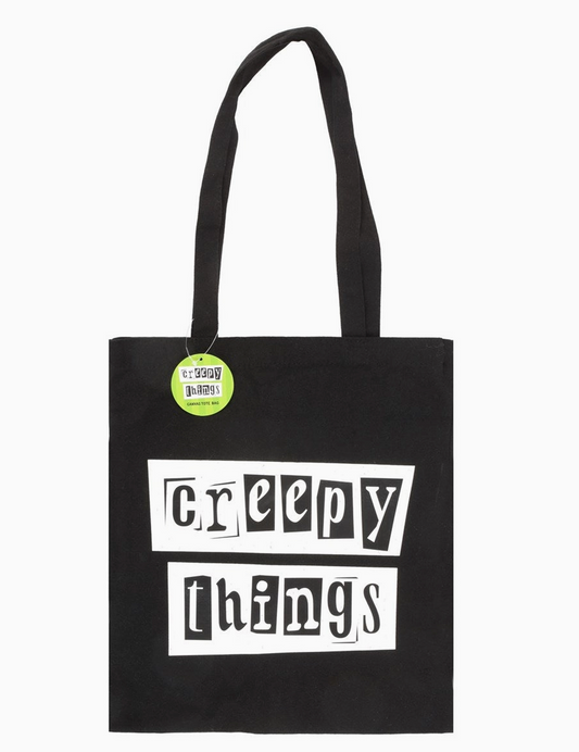 Gothic Creepy Things Polycotton Tote Bag