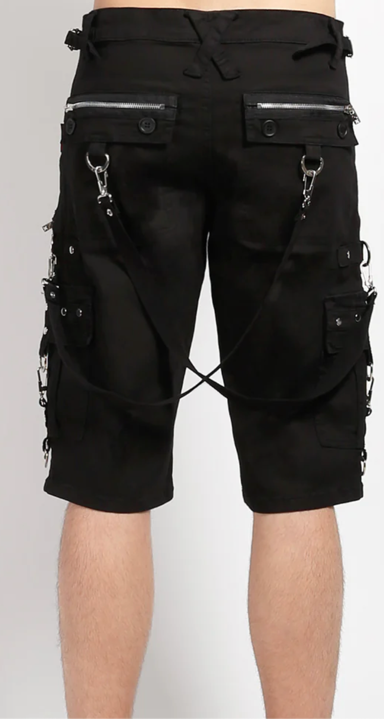 TRIPP NYC- Unisex -Punk Shorts- Black