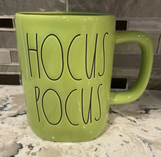 Rae Dunn- Green HOCUS POCUS Mug- 16oz