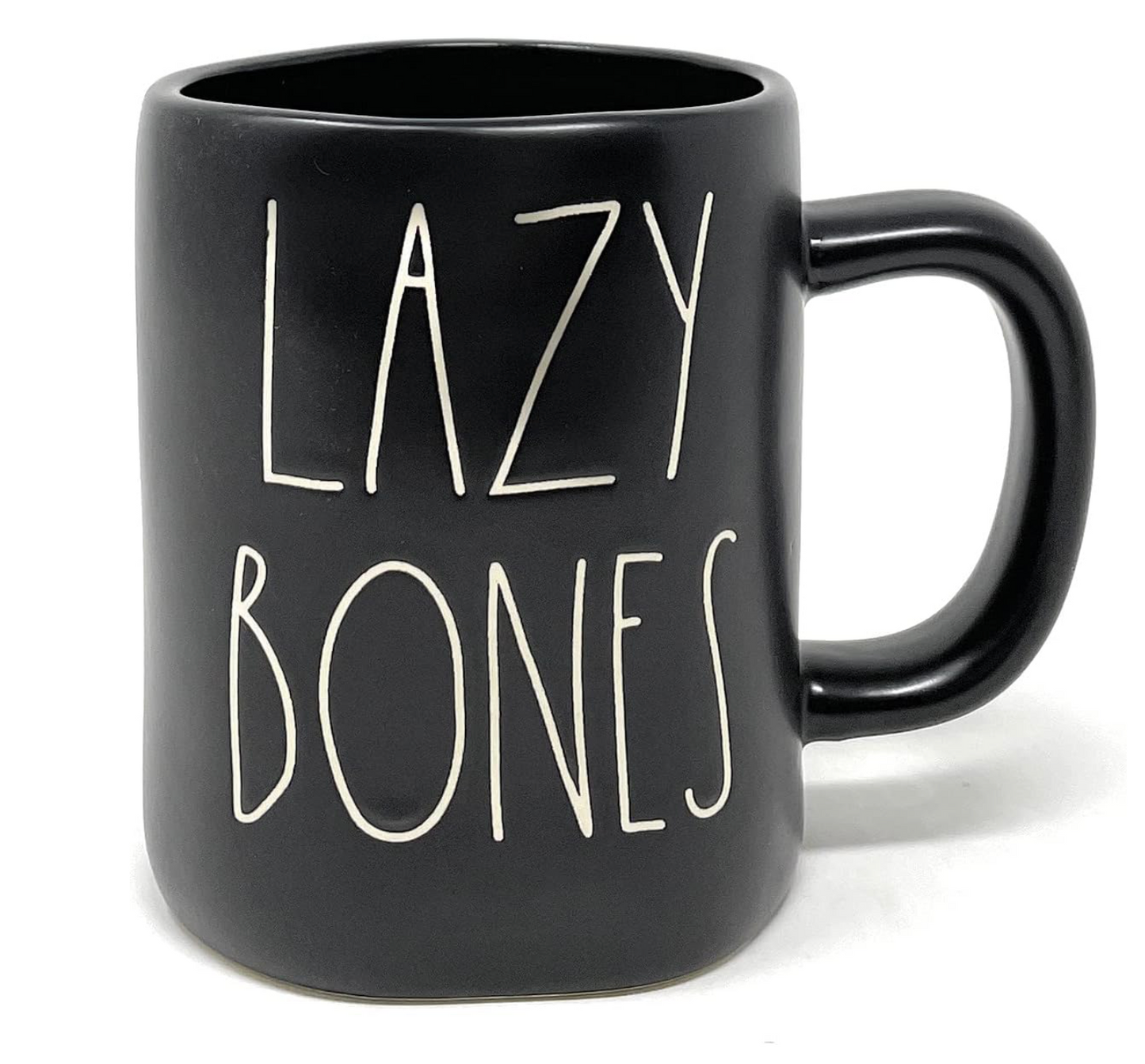 Rae Dunn - Black Lazy Bones Mug