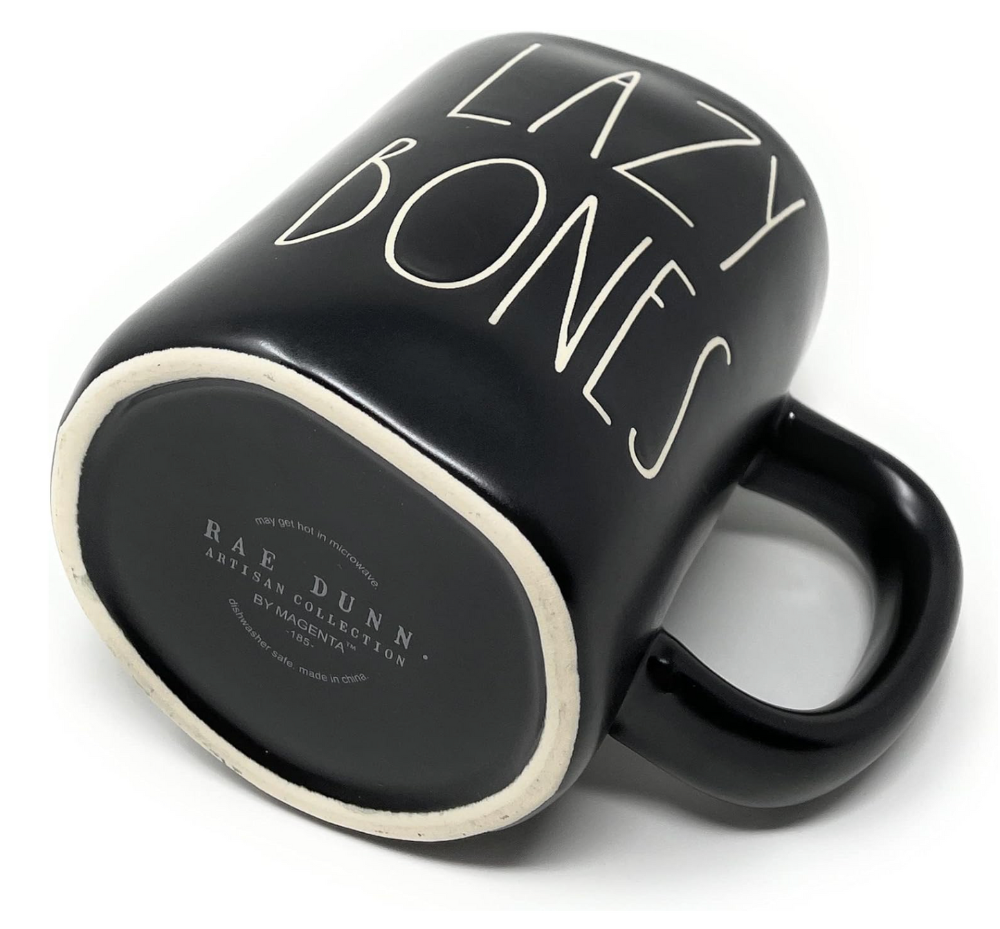 Rae Dunn - Black Lazy Bones Mug