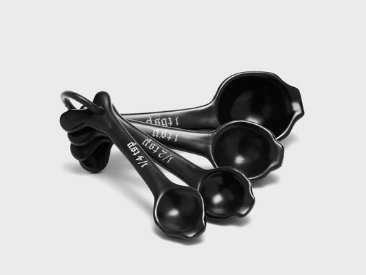 CRANIUM MEASURING SPOONS- Black- Killstar