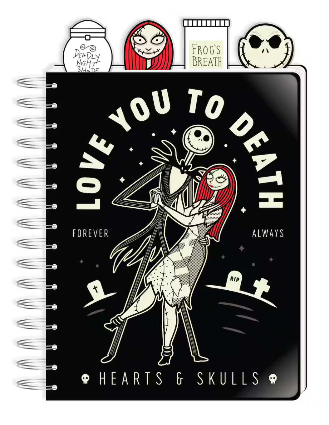 Love You to Death Nightmare before Christmas Notebook