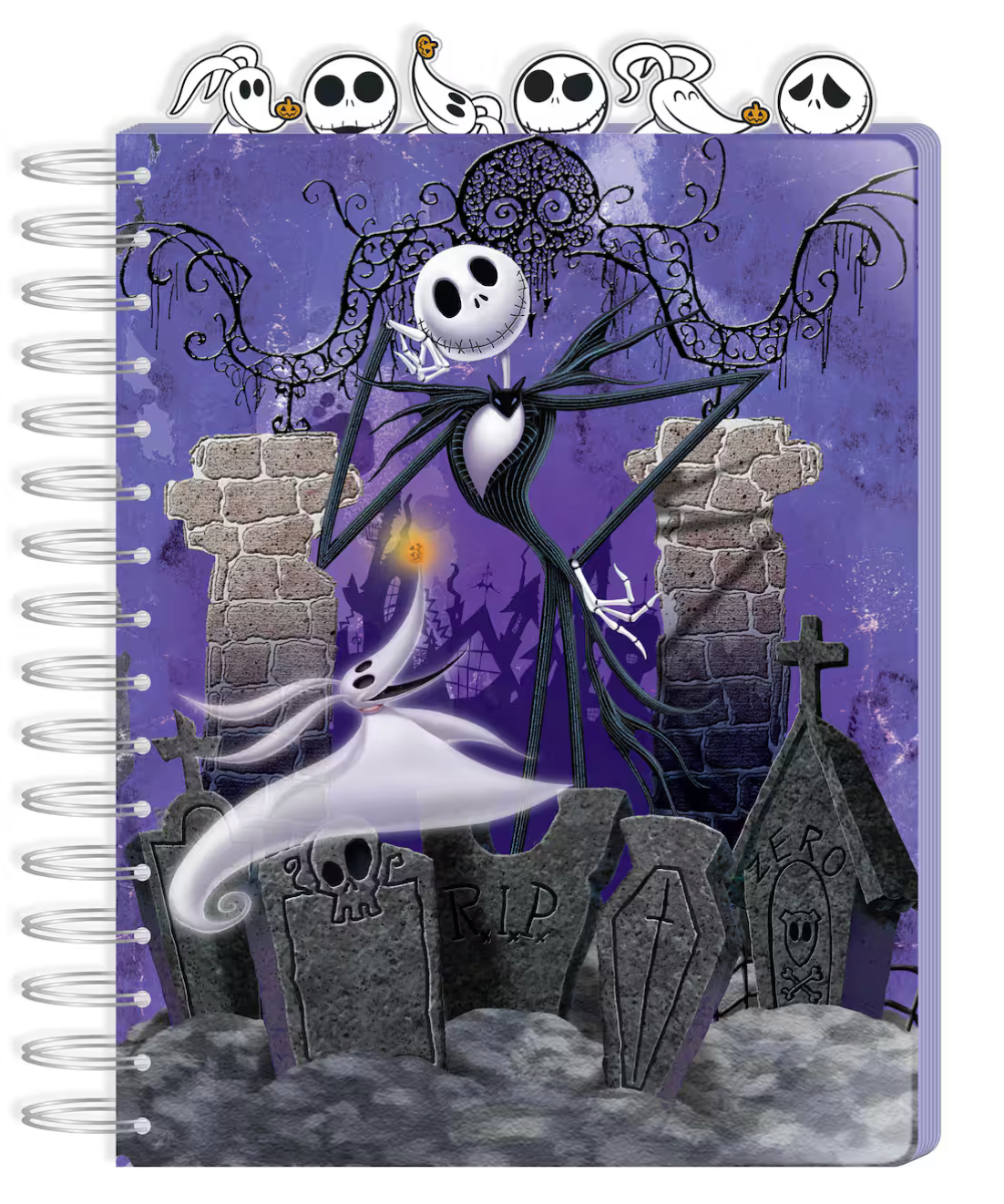 Nightmare Before Christmas 6-tab Spiral Journal