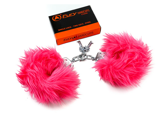 Real Steel Fury Handcuffs — Pink