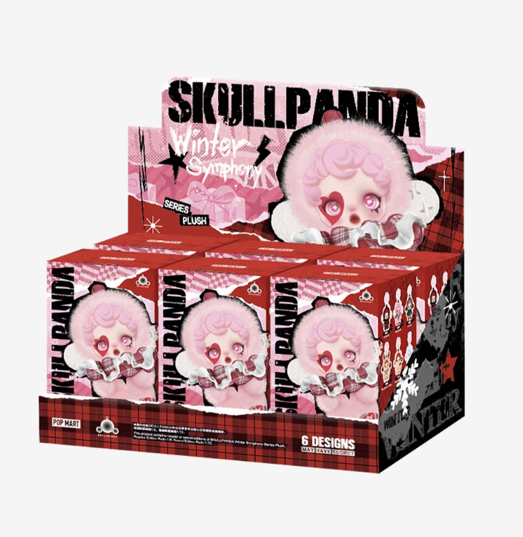 Popmart- SKULLPANDA Winter Symphony Series Plush- 100% Authentic
