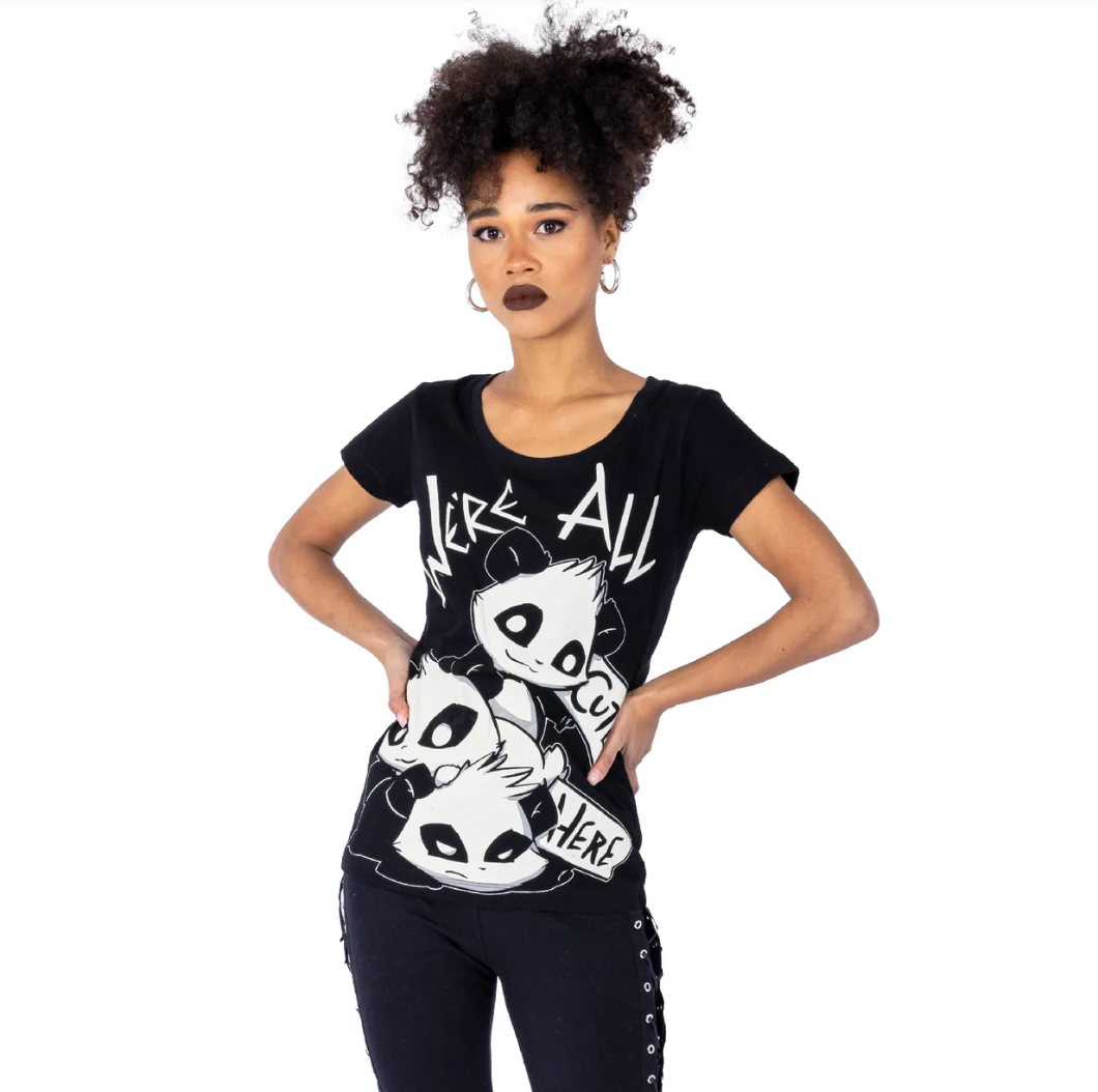 Killer Panda- We're All Cute T-Shirt
