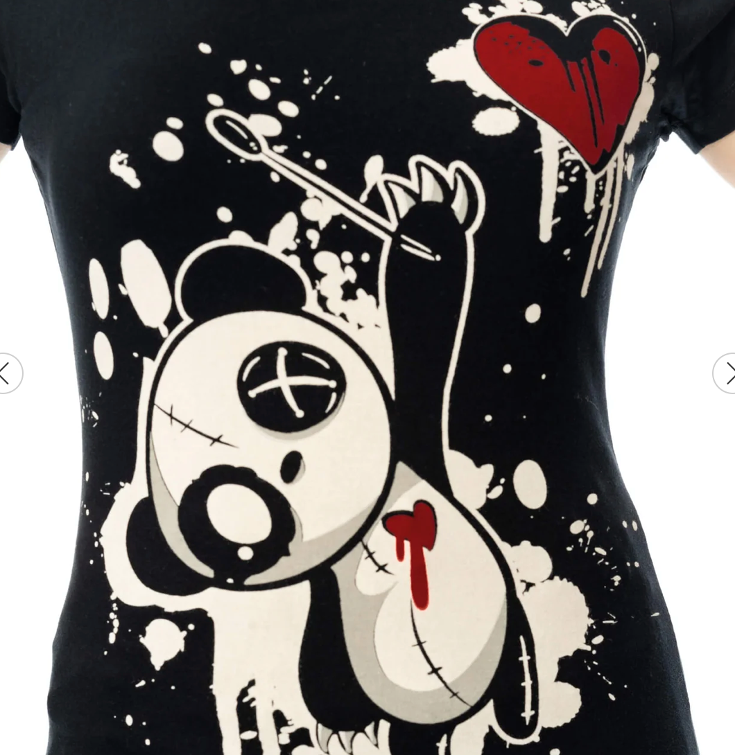 Killer Panda- Heartbleed Panda T-Shirt- Black