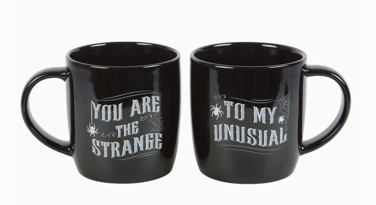 12-Oz Gothic Strange and Unusual Couple's Mug Set