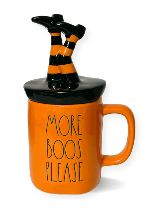 Rae Dunn- Orange More Boos Please Mug